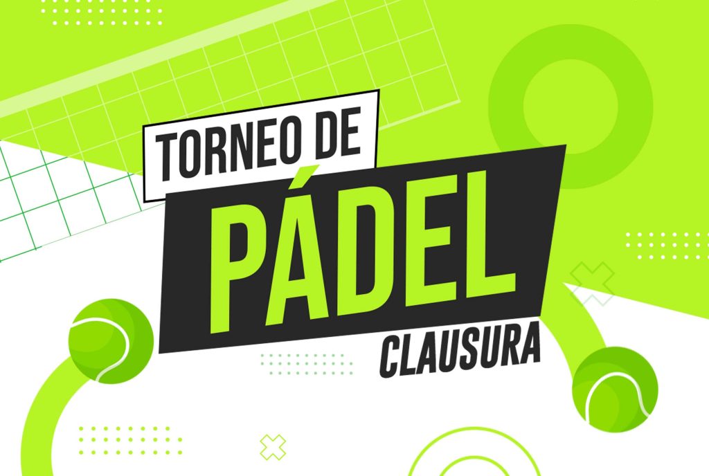 Mañana 6 de diciembre, cierre de inscripciones: Torneo de Pádel clausura 2023