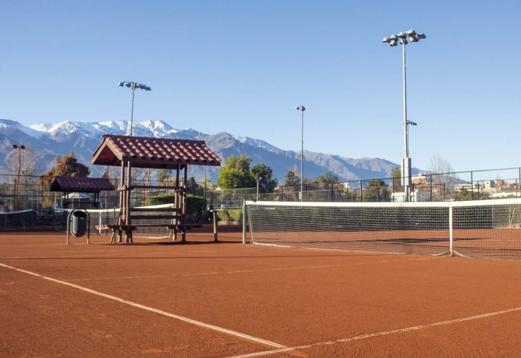 Uso de canchas de tenis
