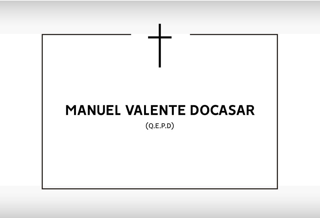 Tenemos el sentimiento de comunicar el sensible fallecimiento de nuestro Socio, señor: